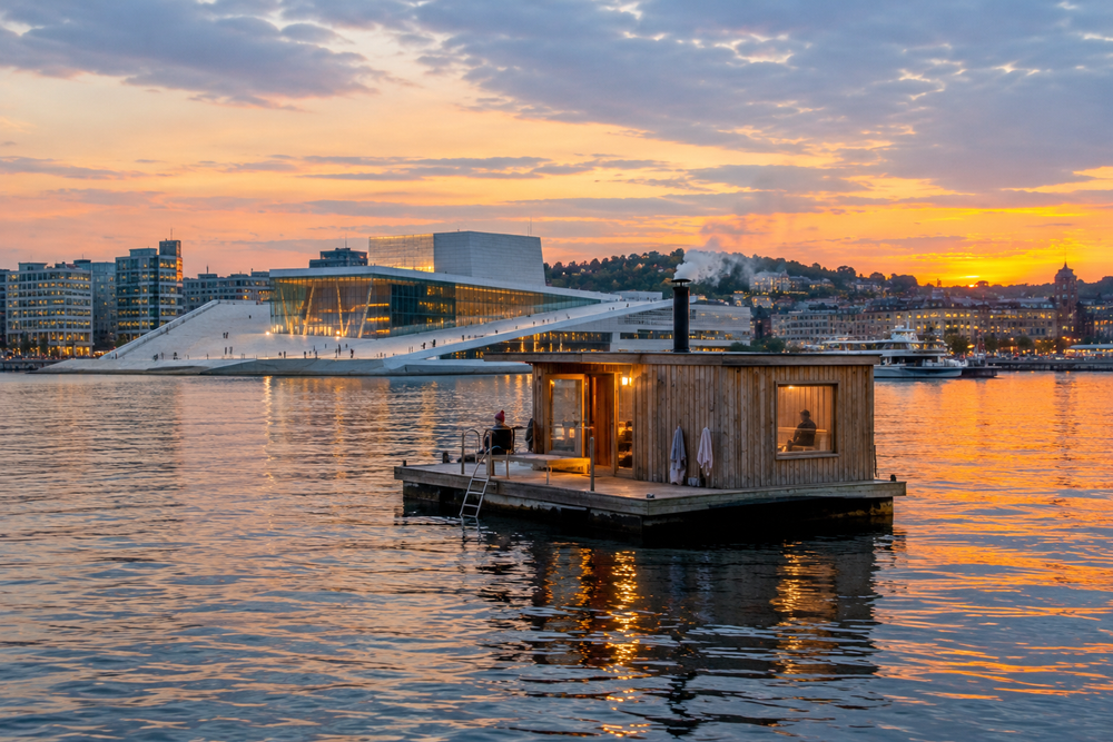 A fjord sauna, Oslo