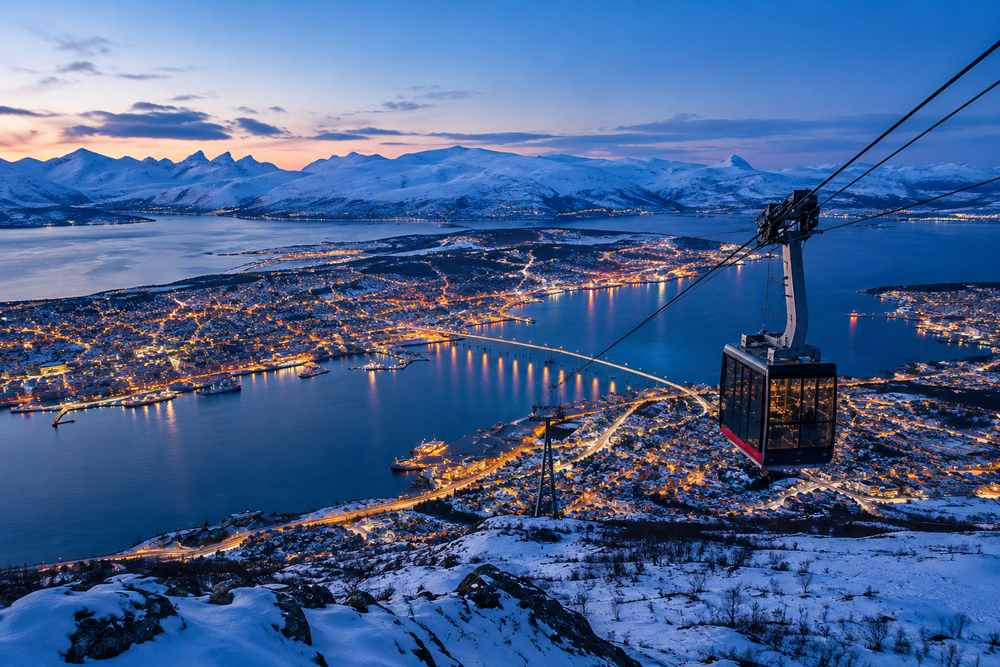 Fjellheisen and Storsteinen, Tromsø
