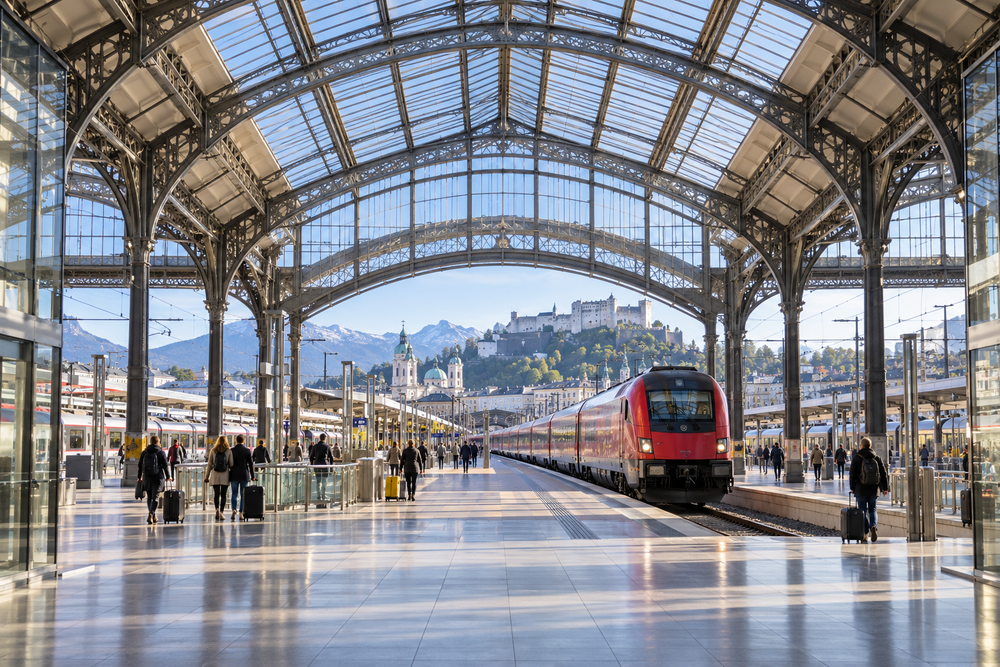 Near the main station, Salzburg