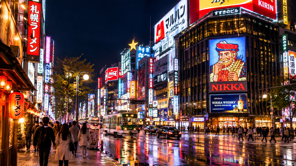 Susukino in Sapporo