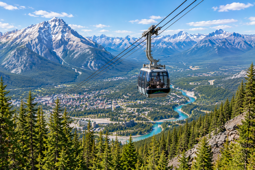 The Banff Gondola, Calgary and Banff