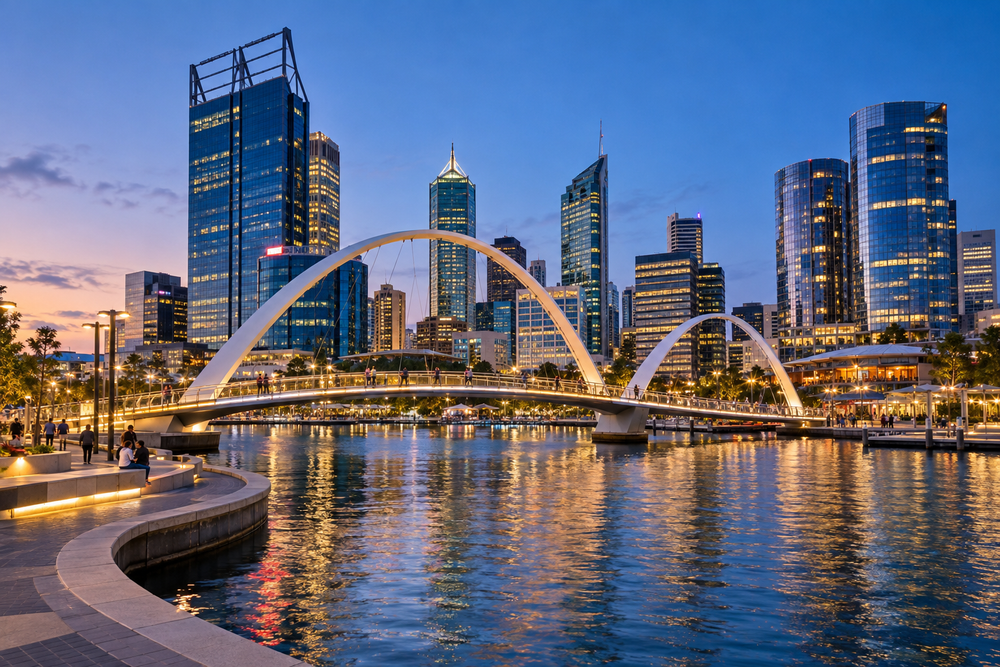 The CBD, Perth