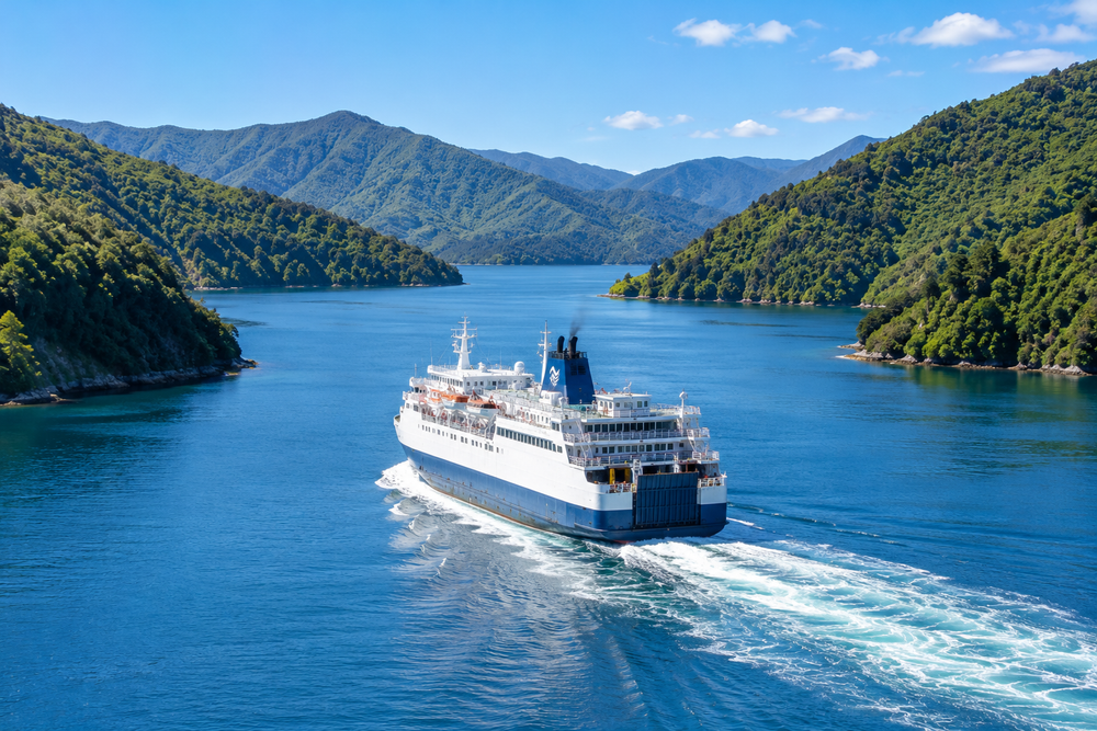The Cook Strait ferry, Wellington