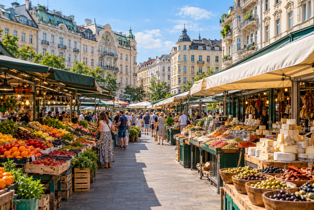 The Naschmarkt, Vienna