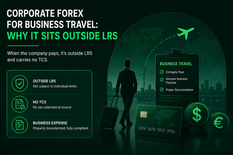 Corporate Forex for Business Travel: Why It Sits Outside LRS