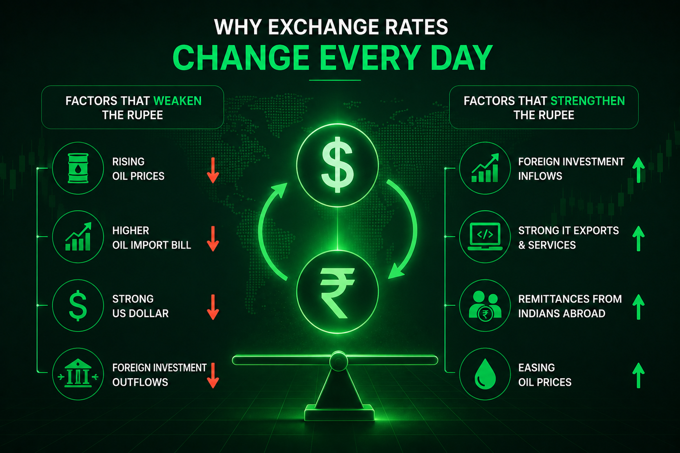 Why Does the Exchange Rate Change Every Day? Understanding the Rupee and the Dollar