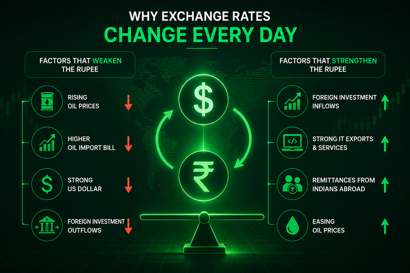 Why Does the Exchange Rate Change Every Day? Understanding the Rupee and the Dollar