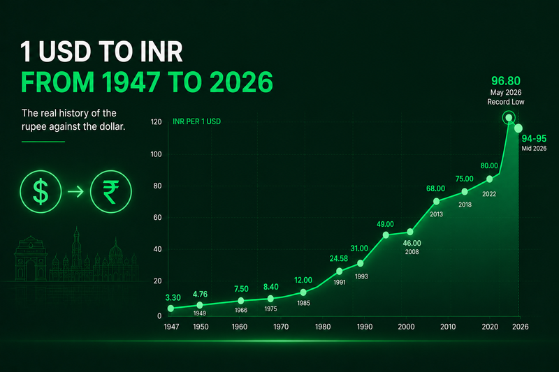 1 USD to INR in 1947: The Real Story of the Rupee and the Dollar
