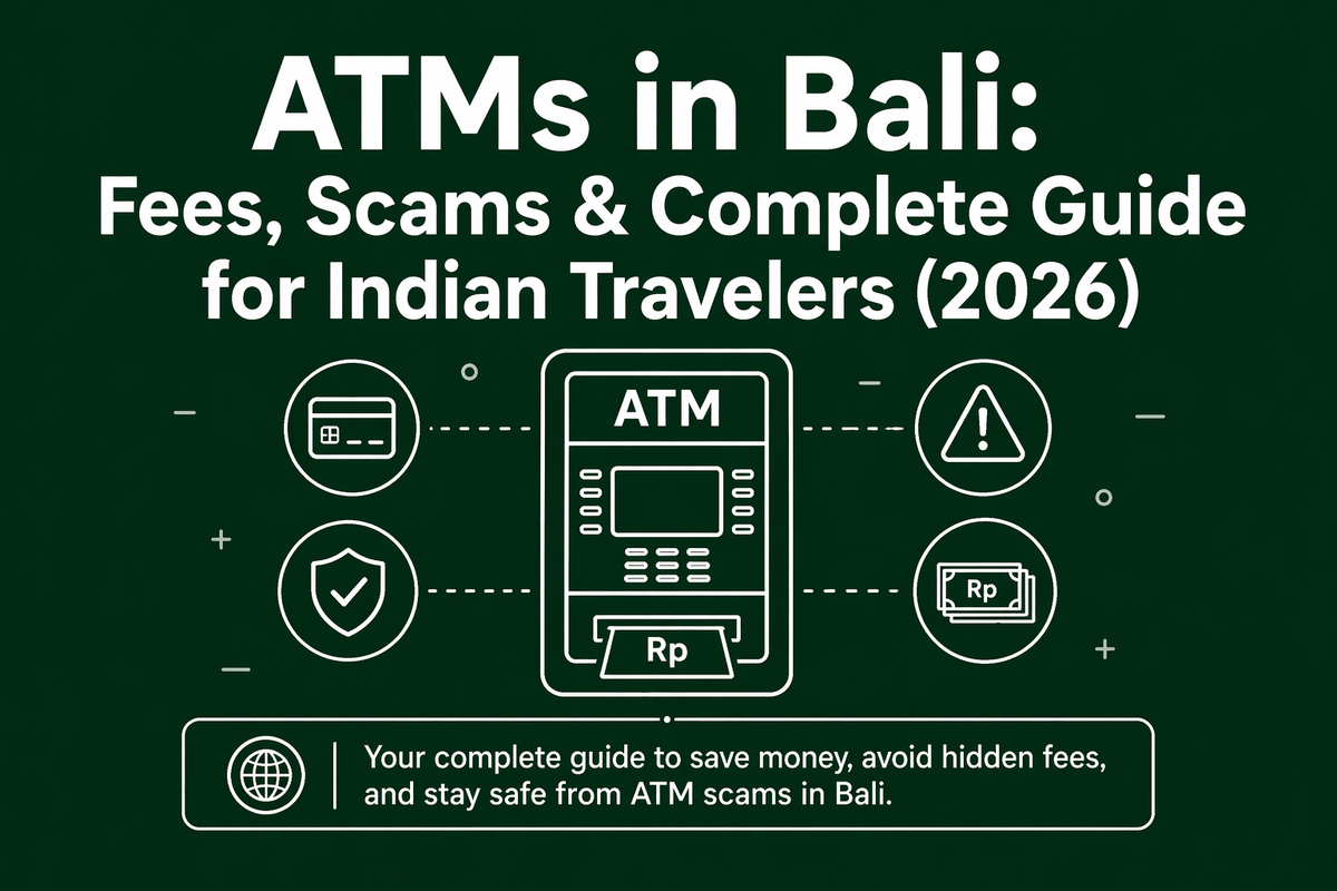 ATMs in Bali: Fees, Scams & Complete Guide for Indian Travellers (2026)