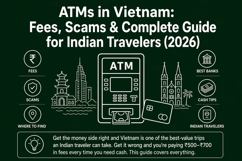 ATMs in Vietnam: Fees, Scams & Complete Guide for Indian Travelers (2026)