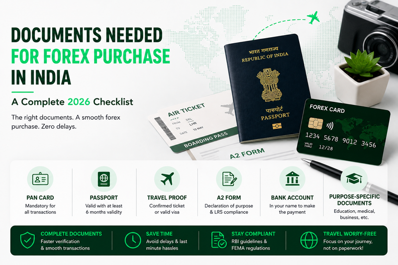 Documents Needed for Forex Purchase in India: A Complete 2026 Checklist