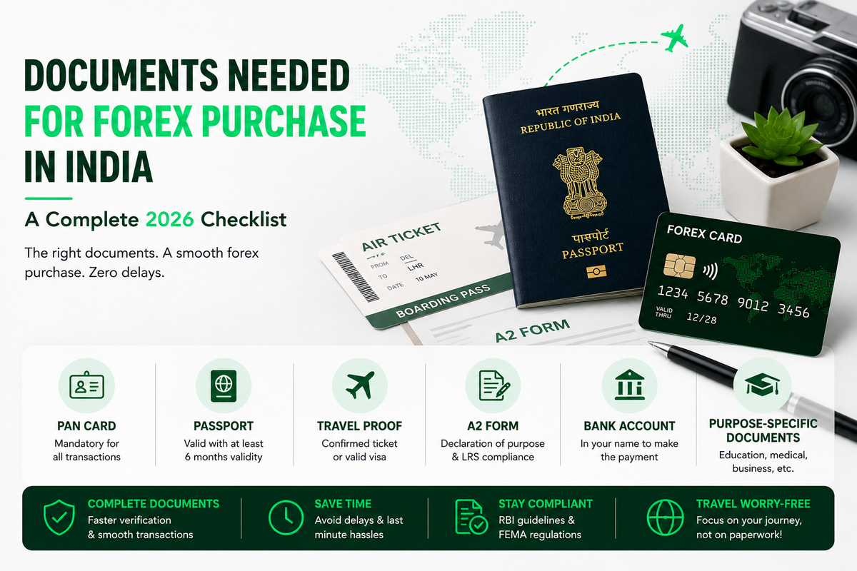 Documents Needed for Forex Purchase in India: A Complete 2026 Checklist