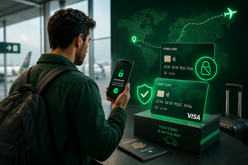 How to Block and Replace a Lost Forex Card Abroad (2026 Guide)