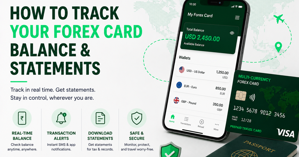 How to Track Forex Card Balance and Statements (2026 Guide) | Matrix Forex