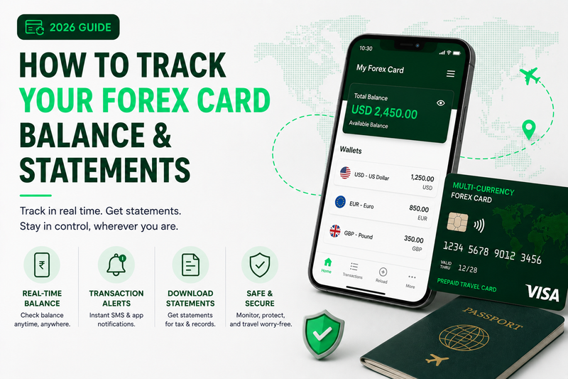 How to Track Forex Card Balance and Statements (2026 Guide)