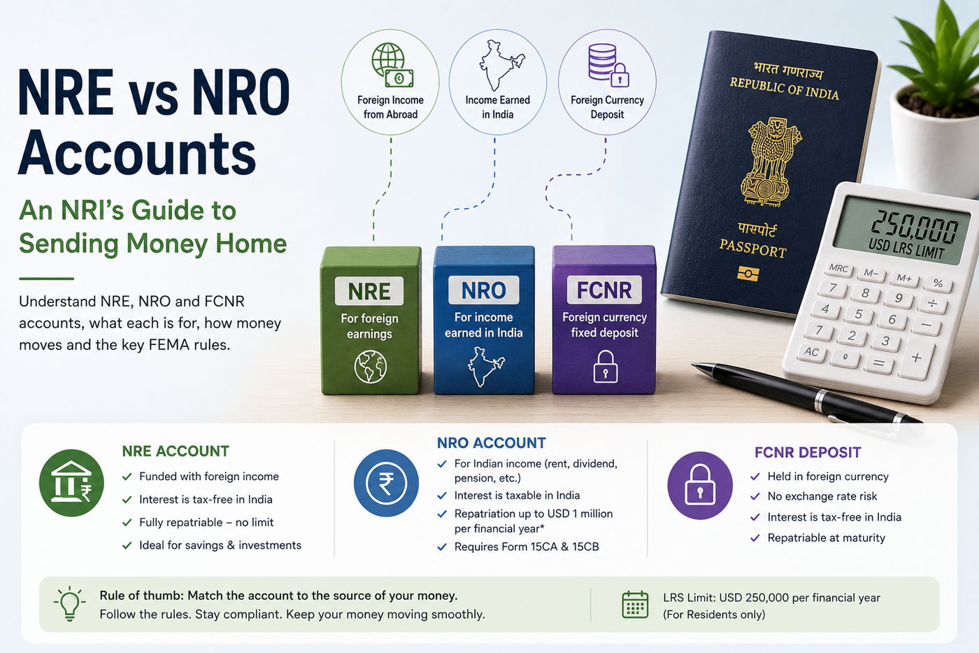 NRE vs NRO Accounts: An NRI's Guide to Sending Money Home
