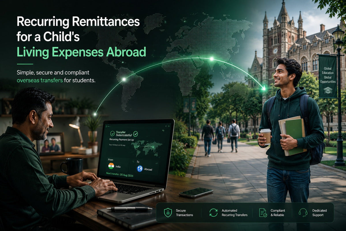 How to Set Up a Recurring Remittance for Your Child's Living Expenses Abroad