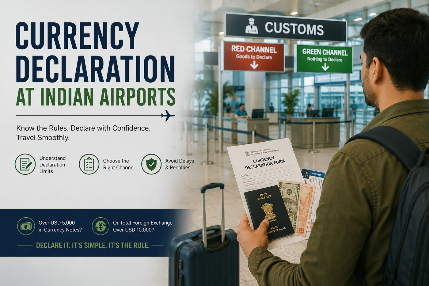 Do You Need to Declare Currency at an Indian Airport? Here's When the CDF Applies