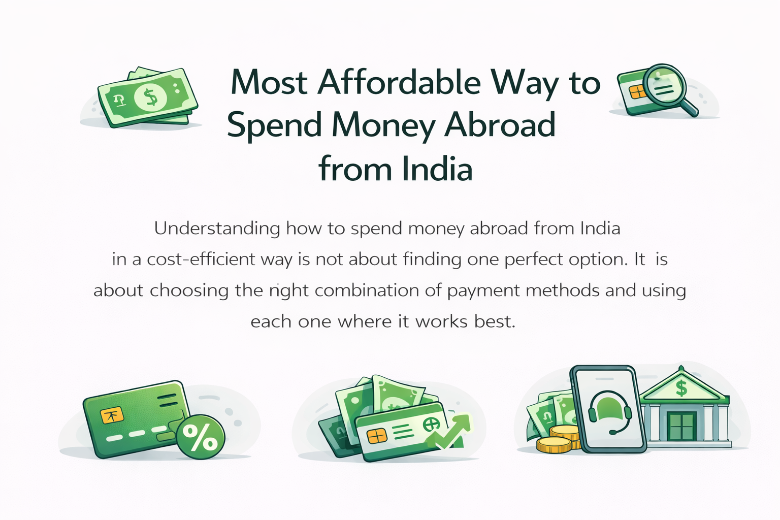 Most Affordable Way to Spend Money Abroad from India