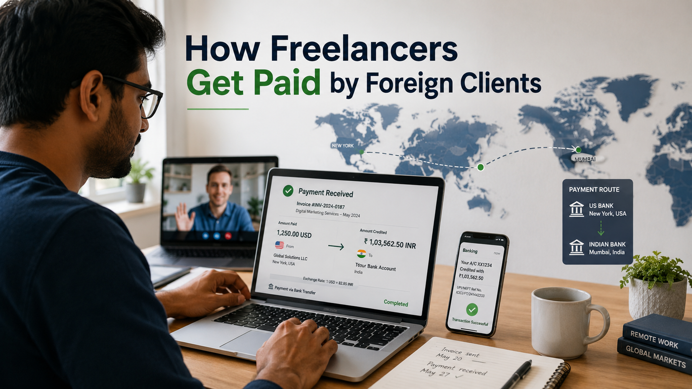 How Indian Freelancers Get Paid by Foreign Clients, Without the Paperwork Turning Into a Mess