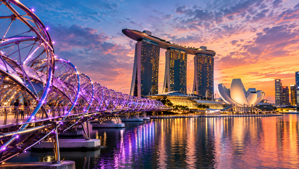 Helix Bridge, Marina Bay Singapore