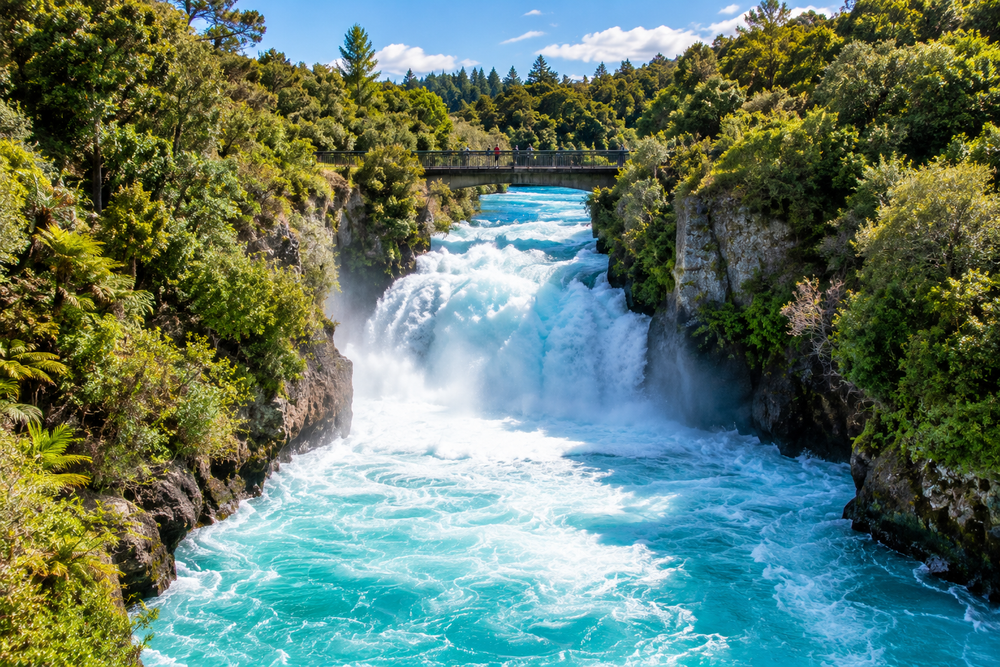 Huka Falls, Rotorua and Taupō