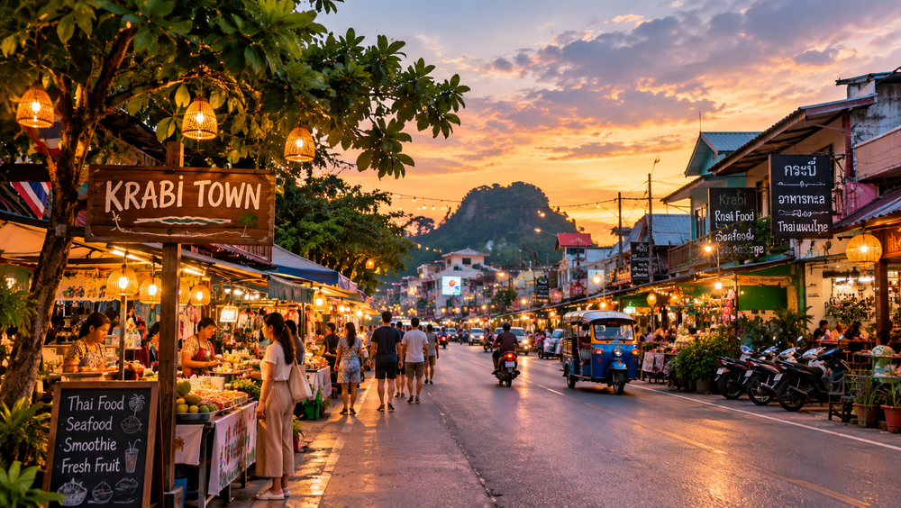 Krabi Town, Krabi and Ao Nang