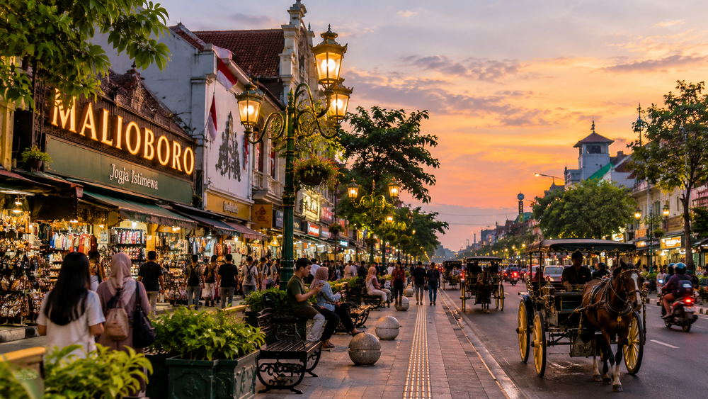 Malioboro area, Yogyakarta
