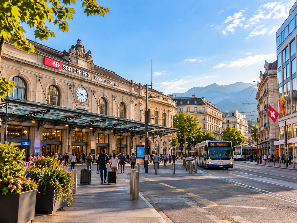 Near Gare Cornavin, Geneva