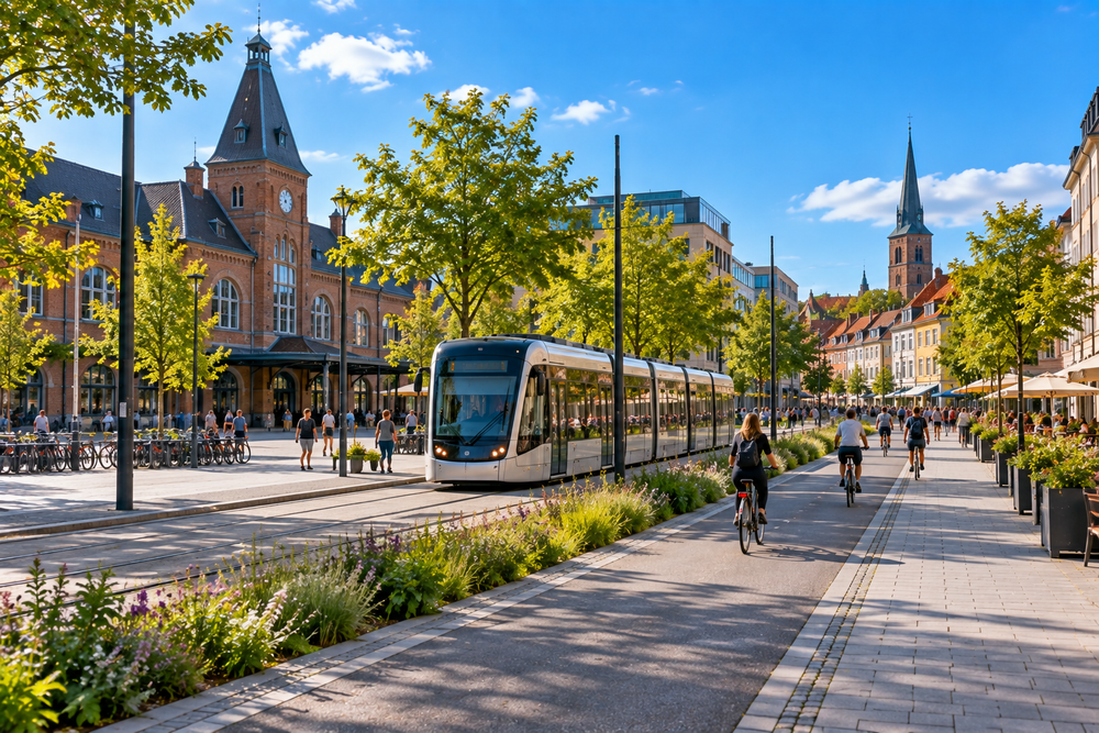 Near Odense station, Funen