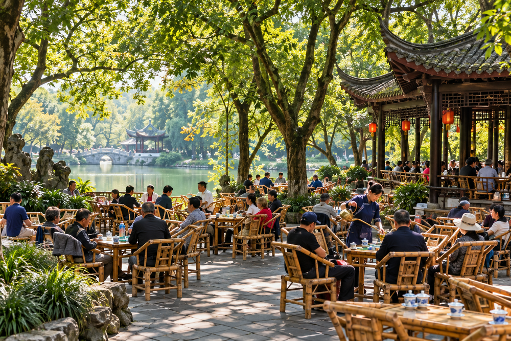 Near People's Park, Chengdu