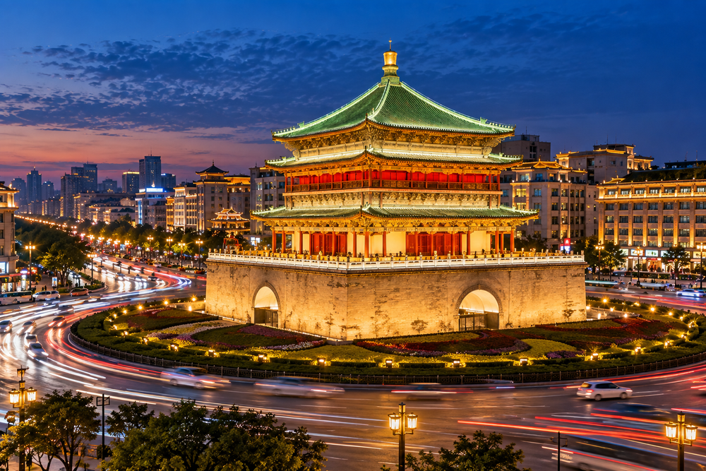 Near the Bell Tower, Xi'an