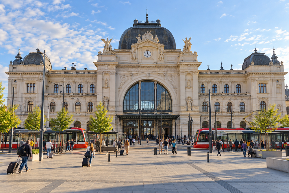 Near the main station, Brno