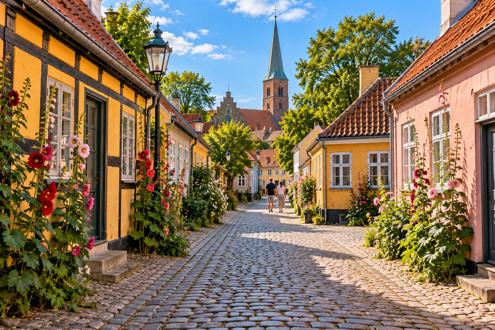 Odense old town, Funen