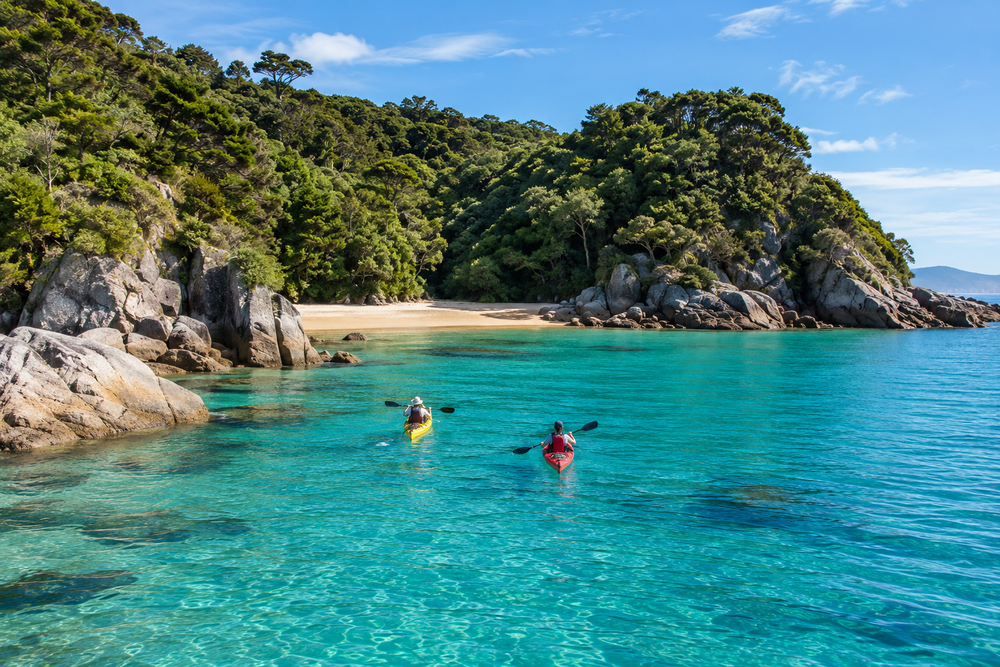 Sea kayaking, Nelson and Abel Tasman