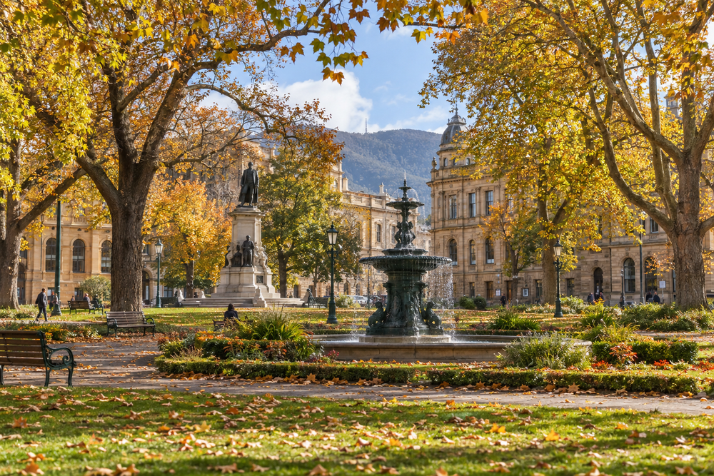 The CBD, Hobart