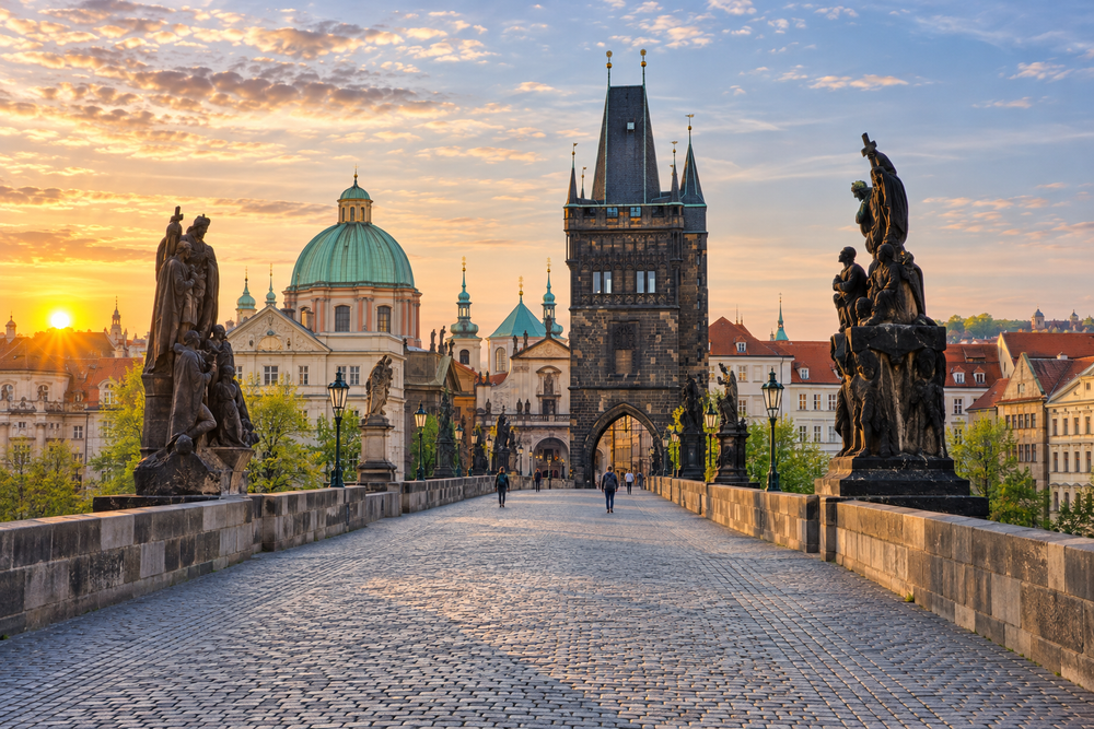 The Charles Bridge and the Lesser Town, Prague