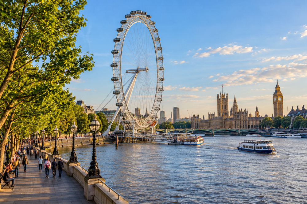 Westminster and the South Bank, London
