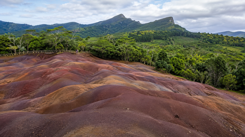 Chamarel and central highlands